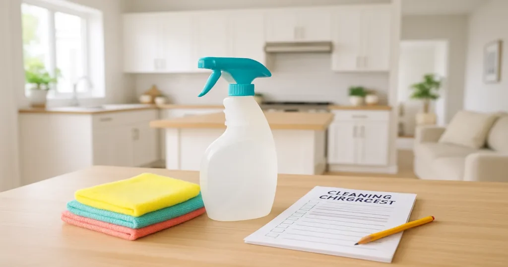 deep cleaning house checklist