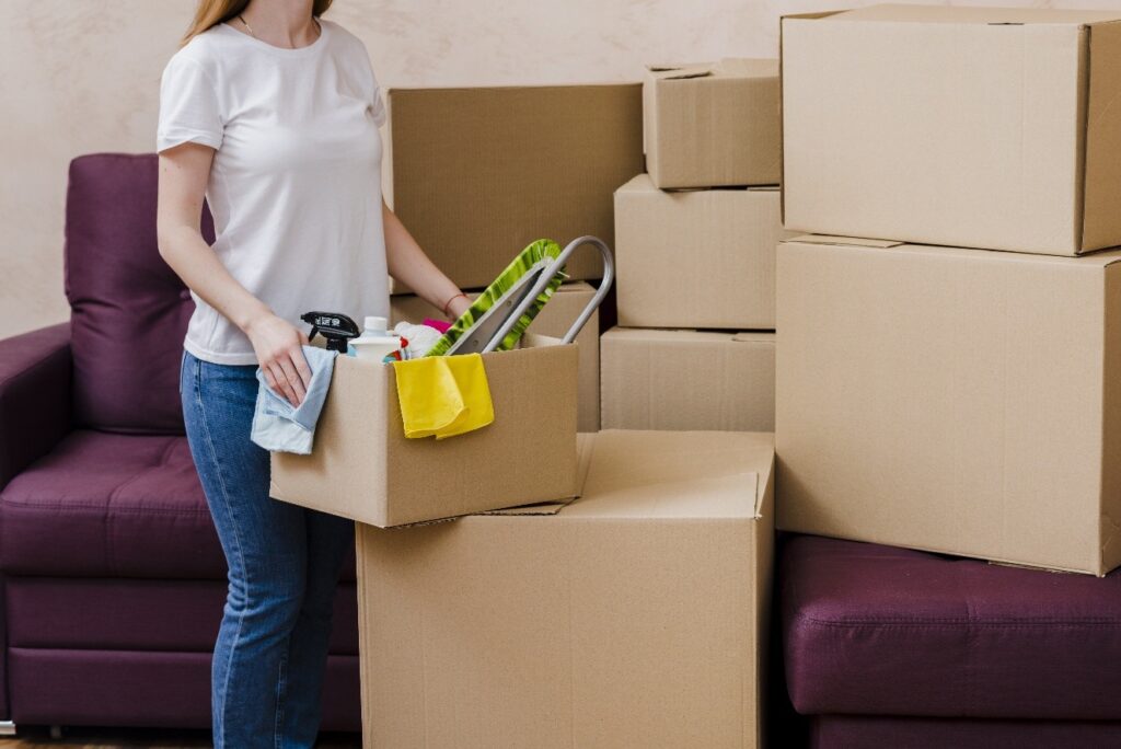 move-out cleaning service in Garland, TX